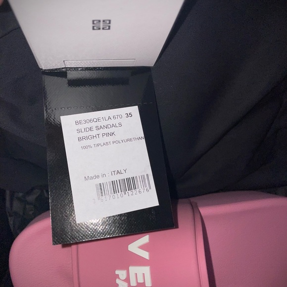 *AUTHENTIC* Givenchy Bright Pink Platform Sandals size 35 - Picture 6 of 9